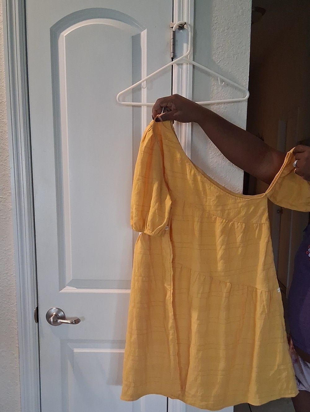 Yellow Women's Off-Shoulder Summer Top